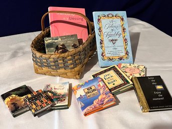 Basket Of Antique Small Books