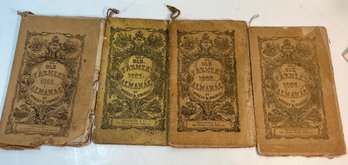 The Old Farmers Almanac 1860, 1887, 1897, & 1903