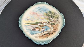 Greek Decorative Plate Hand Painted