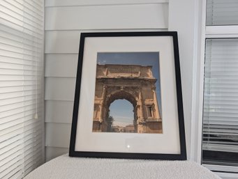 Framed Photo Of Roman Landmark, Arch Of Titus