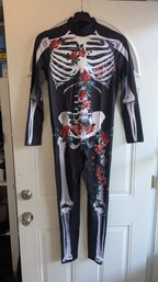 Rose Skeleton Jumpsuit Halloween Costume