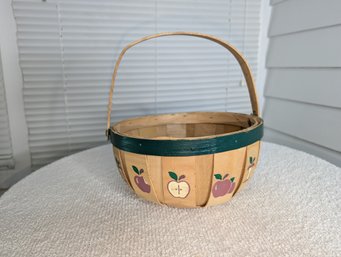 Vintage Wooden Apple Basket