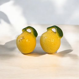 Ceramic Lemon Salt/pepper Shakers