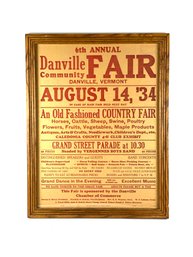 Danville Fair Poster