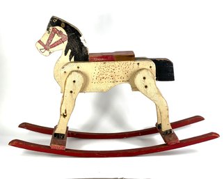 Wooden Rocking Horse