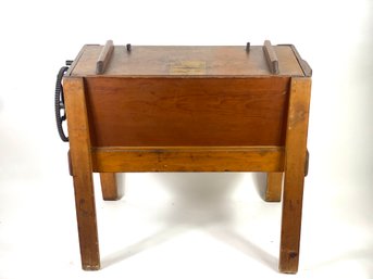 Large Butter Churn Table