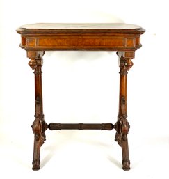 Antique Victorian Wooden Table