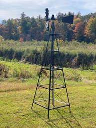 Large Metal Windmill