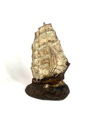 Antique Cast Iron Ship Doorstop