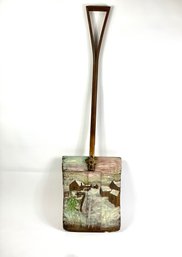 Impressionist Painting On Antique Shovel