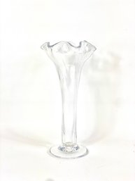 Signed Simon Pearce Glass Vase