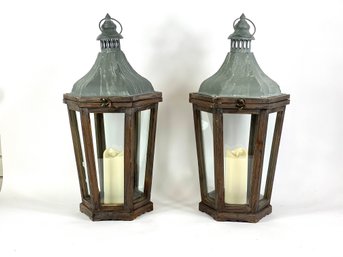 Two Large Decorative Lanterns