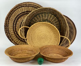 Large Group Of Baskets Including Wall Baskets