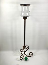 Contemporary Metal Candle Stand