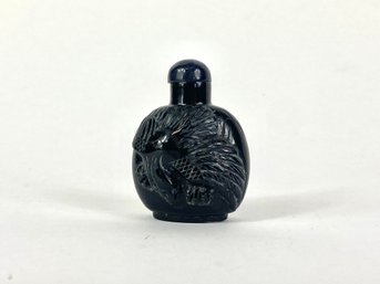 Antique Obsidian Snuff Bottle