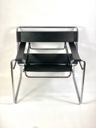 Reproduction Vintage Bauhaus Wassily Armchair By Marcel Breuer For Gavina, 1980s