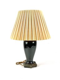 1930s Decorative Lamp With Black Vase