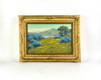 John Marshall Gamble (1863-1957) Original Oil On Canvas (Lupine & Poppies)