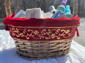 Basket Of Mini Toiletries