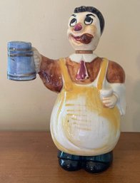 Vintage Ceramic Bar Decanter Figurine