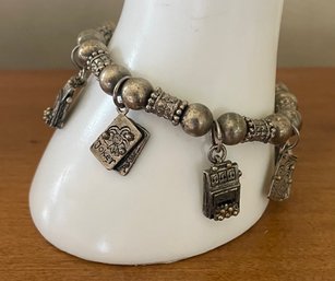 Gambler Stretch Charm Bracelet