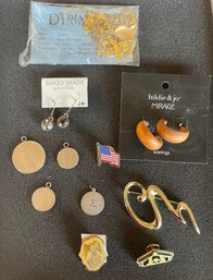 Lot Of Vintage Jewelry Found In Small Box In Dresser