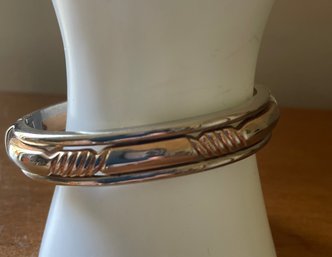 Very Prety Two Toned Cuff Bracelet