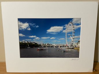 Photograph Of Bridge Over Water Signed Lisa Linard