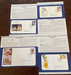 Vintage Princess Diana  Collectible Cards With Stamped Envelops