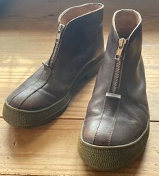 Womens Audon  Brown Zip Boots