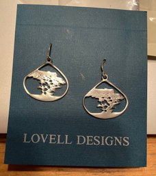 Lovell Designs Pewter Drop Earrings