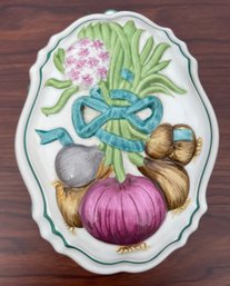 Vintage Le Collection Don Bleu Cera Wall Decor