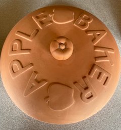 Vintage Terra Cotta Apple Baker