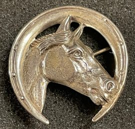 Vintage Sterling Silver HorsePin/brooch