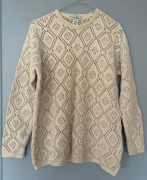 Woman's LLBean Cotton Sweater