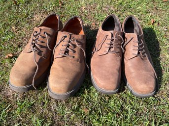 Two Pairs Of Mens ROCKPORT Leather Shoes