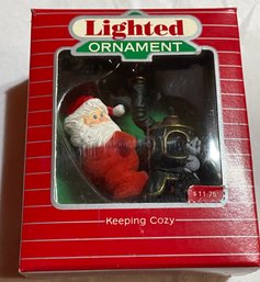 Vintage Hallmark Keepsake Lighted Ornament,kee Cozy