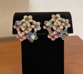 Clip On Flower Earring