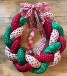 Decorative Holiday Cloth Wreath