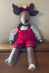 Plush Large Reindeer Shelf Sitter