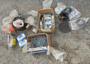 Huge Lots Of Nails, Screws And Other Carpenty Items