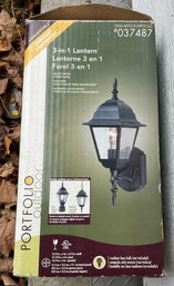 3 In One Portfolio Outdoor Lantern