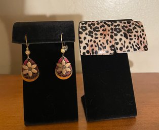 Retro Pair Of Pierced Rarrings