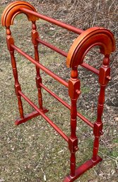 Wooden Blanket Towel Belt Rack