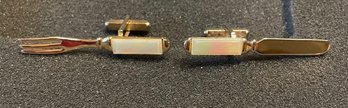 Vintage Fork And Knife Cufflinks