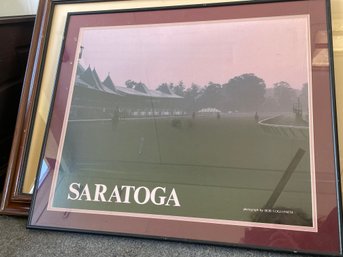 Framed Saratoga Poster Photographed By Bob Coglianese