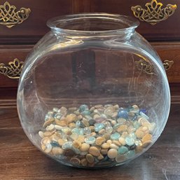 Fish Bowl With Beautiful Stones