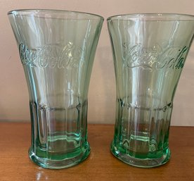 Pair Of Coca Cola Glasses