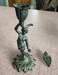 Antique Cast Iron Figurine