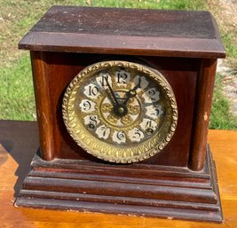 Early Wooden F S Clock